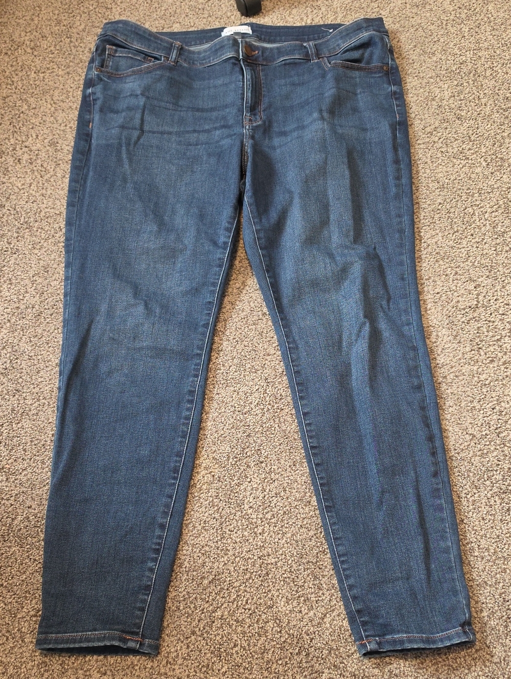 Lane Bryant Women’s Skinny Jeans in Dark Blue Wash Size 22L